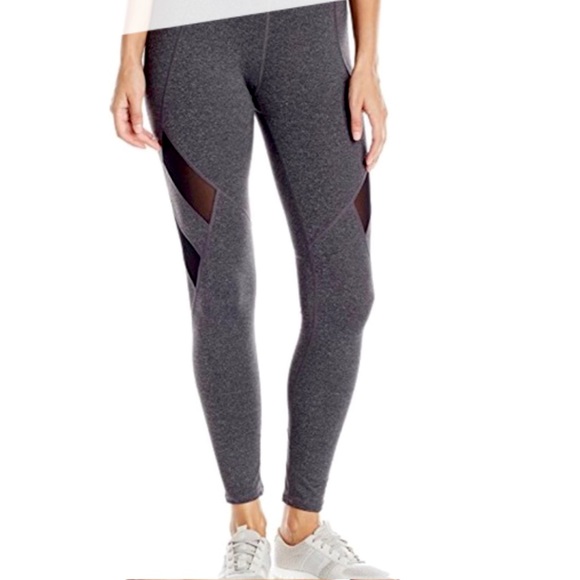 Leggings With Mesh Insets - Picture 1 of 7